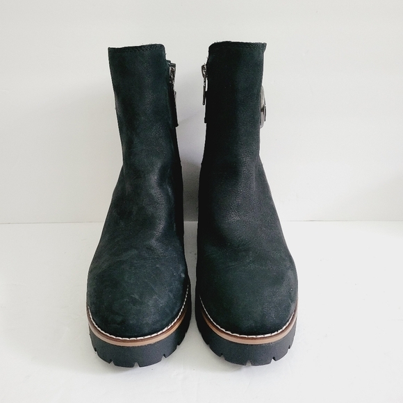 NEW Blondo Dagger Waterproof Suede Bootie in Black Size 7.5 - Picture 3 of 7